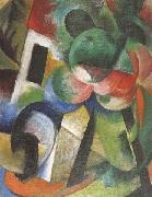 Franz Marc Small Composition ii (mk34) oil painting on canvas